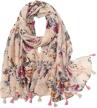 yeieeo floral printed winter scarves women's accessories for scarves & wraps logo