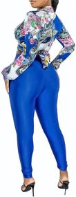 img 2 attached to 🌸 Floral Tracksuits Jumpsuits for Women: YouSexy Outfits, Rompers, and Overalls in Trendy Women's Clothing