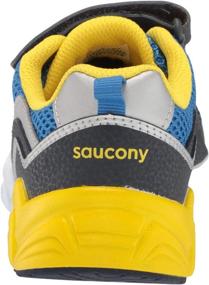 img 2 attached to 👟 Сникерсы Saucony Athletic для девочек с металлической отделкой и альтернативной застежкой