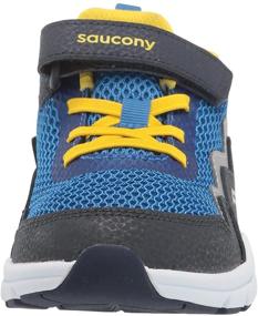 img 3 attached to 👟 Сникерсы Saucony Athletic для девочек с металлической отделкой и альтернативной застежкой