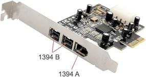 img 2 attached to 🔌 Карта Syba PCIe 1.1 x1 - 3 порта IEEE 1394 Firewire 1394B и 1394A, чипсет TI XIO2213B, требуется старый драйвер для Windows 8 и 10.