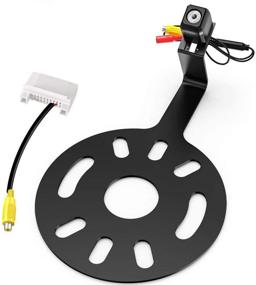 img 4 attached to Enhance Your Jeep Wrangler JK 2007-2018: Adjustable Mount Spare Tire Backup Camera with RCA Harness