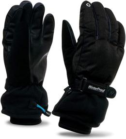 img 4 attached to Ultimate Winter Armor: 🧤 Neoprene Waterproof Gloves for Winter Protection