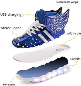 img 3 attached to 👟 Top-rated BFOEL Sneakers: Waterproof, Breathable, and Colorful Girls' Athletic Shoes