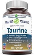 👁️ amazing formulas taurine 1000mg amino acid supplement - promoting eye health, cellular activity, and cardiovascular health logo