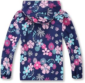 img 3 attached to YILLEU Boys' Waterproof Lightweight Raincoats Windbreakers - Premium Jackets & Coats for Kids