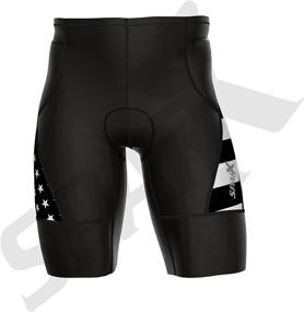 img 2 attached to 🏊 Sparx Men's Activate Triathlon Shorts with Printed TriShort Design, 2 Convenient Pockets, Ideal for Swim, Bike, and Run