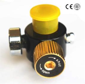 img 3 attached to Ultimate Airsoft PCP Paintball Tank Cylinder: Adjustable Compressed Air Regulator | Output Pressure 0.825-14NGO Thread