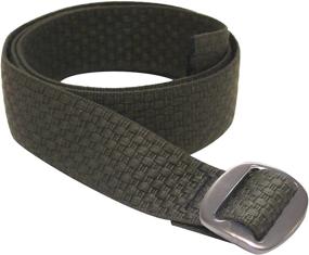 img 1 attached to Bison Designs Womens Reversible Lattice Men's Accessories in Belts