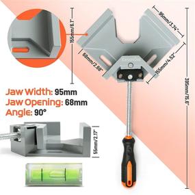 img 2 attached to 🔧 KaroonDez Aluminum Corner Clamp Single Handle: Enhance Precision and Efficiency in Corner Joinery