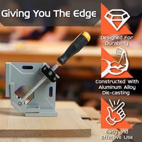 img 3 attached to 🔧 KaroonDez Aluminum Corner Clamp Single Handle: Enhance Precision and Efficiency in Corner Joinery