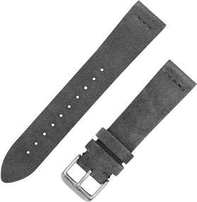 img 3 attached to 🕒 Slate Suede Watchband by Benchmark Straps