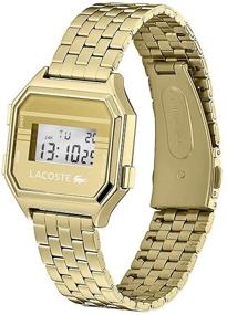 img 3 attached to ⌚ Lacoste Berlin Unisex Gold Tone Quartz Digital Watch (Model: 2020138) - Sleek and Stylish Choice for Casual Wear