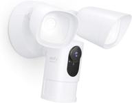 📷 eufy security floodlight cam with 1080p resolution, 2-way audio, no monthly fees, 2500-lumen brightness, weatherproof design - requires existing outdoor wiring and weatherproof junction box logo