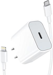 img 4 attached to 🔌 20W USB C Charger Fast Wall Charger Block Plug with 3FT USB C to Lightning Cable for iPhone 13/13Pro/13Mini/13Pro Max/12/12 Mini/12 Pro/12 Pro Max/11/11 Pro/XS/XS Max/ XR/X - iPhone 12 Charger