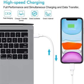 img 1 attached to 🔌 20W USB C Charger Fast Wall Charger Block Plug with 3FT USB C to Lightning Cable for iPhone 13/13Pro/13Mini/13Pro Max/12/12 Mini/12 Pro/12 Pro Max/11/11 Pro/XS/XS Max/ XR/X - iPhone 12 Charger