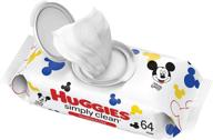 👶 huggies simply clean baby wipes - fragrance-free, unscented (64 wipes) logo