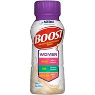 🥛 boost women vanilla nutritional drink, 8 fl oz (pack of 24), balanced formula (packaging may vary) logo