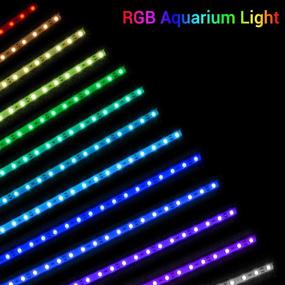 img 3 attached to 🐠 Enhance Your Aquatic Paradise: NICREW Submersible RGB Aquarium Light with Timer, Multicolor LEDs, and Remote Control - 15 Inches