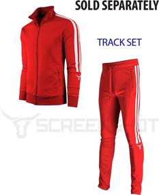 img 3 attached to SCREENSHOT F11006 Urban Premium Track Jacket Sports & Fitness for Team Sports