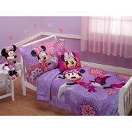 🌸 набор постельного белья lavender disney minnie's fluttery friends для малышей - 4 предмета логотип