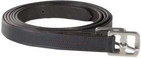 img 1 attached to HORZE Dark Brown Stirrup Leathers