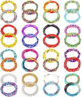 funeia chains colorful elastic jewelry logo