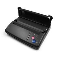 🖨️ tatelf tattoo transfer stencil machine - thermal copier printer for tattoo artists, tatttoo supplies (black) logo