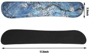 img 3 attached to 🌸 Premium RICHEN Apricot Flowers Wrist Rests: Enhance Typing Comfort, Reduce Fatigue & Improved Support for Gaming, Office, Computer, Laptop & Mac