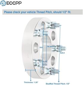 img 3 attached to Адаптеры проставок ECCPP Chevrolet Chrysler