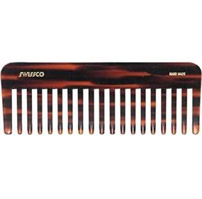 img 3 attached to Swissco Tortoise Comb Wide Tooth