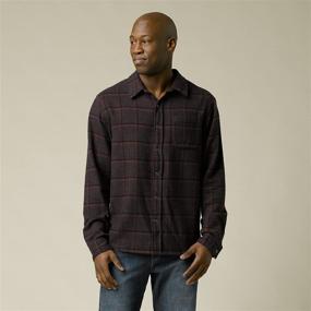 img 1 attached to 👕 Prana Dutchman Flannel Sleeve Medium: A Stylish and Comfortable Choice for Men
