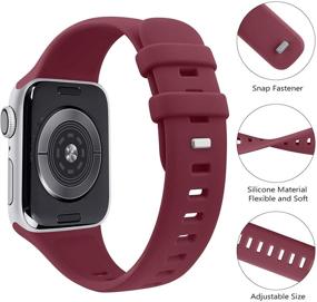 img 3 attached to Tobfit 4 Pack Compatible For IWatch 38Mm 40Mm