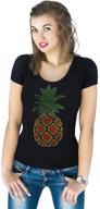 fashion t shirt handmade applique pineapple logo