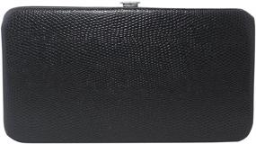 img 4 attached to Chicastic Glossy Snakeskin Clutch Wallet Women's Handbags & Wallets in Wallets