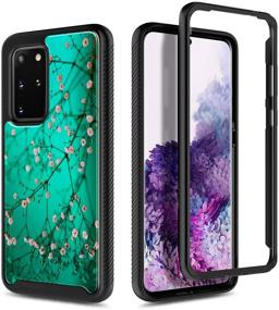 img 3 attached to 📱 E-Began Shockproof Protective Rugged Bumper Case for Samsung Galaxy S20 Plus/S20 Plus 5G - Plum Blossom | Full-Body Protection, Wireless Charging Compatible, Impact Resistant & Durable Phone Cover