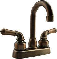 душевой кран dura faucet df-pb150c-orb с поворотными рычагами - 6-дюймовый наконечник: маслоизношенная бронза для вашего rv. логотип