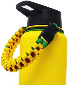 img 2 attached to 🔧 Versatile GALAXTEK Paracord Handle: Ideal Holder for Hydro Flask, Iron Flask, Simple Modern Summit & More, 12oz - 64oz Accessories