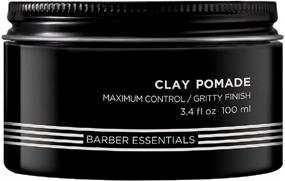 img 4 attached to 💇 Revamp Your Style with Redken Brews Clay Pomade for Men