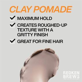 img 3 attached to 💇 Revamp Your Style with Redken Brews Clay Pomade for Men