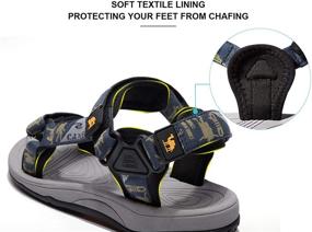 img 2 attached to CAMEL CROWN Sandals Waterproof Support Men's Shoes and Athletic