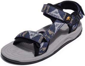 img 4 attached to CAMEL CROWN Sandals Waterproof Support Men's Shoes and Athletic