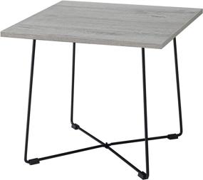 img 3 attached to 🌿 Rustic Grey Mid-Century Modern End Table by Classic Brands: A Timeless Retro Decor Piece