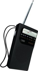 img 1 attached to Coby CR 203 BLK Pocket Radio Black