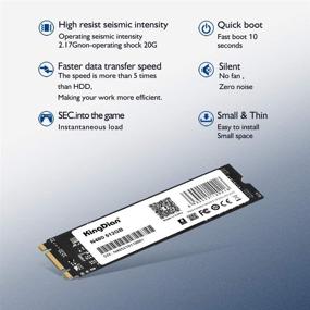 img 2 attached to KingDian M.2 NGFF SSD 120GB 240GB 512GB 1TB 2280 диск для настольных ПК и MacPro (512GB)