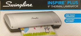 img 2 attached to 📚 Swingline Inspire Plus Thermal Laminator: 9" Width, Silver | Includes 5 Letter Size Pouches - 1701805