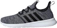 adidas women's cloudfoam pure 2.0 running shoes: black/black/white, size 8.5 - comfort and style combined logo