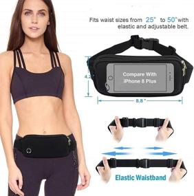 img 2 attached to 👜 OHENNY Mini Fanny Pack: Leica & Bounce-Free Waist Pack for Workouts - Hip Bag Running Pouch for Men and Women