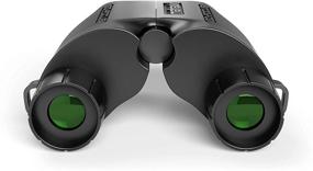 img 2 attached to Compact Binoculars for Adults &amp; Kids - Go-Focus Small Travel Binoculars for Bird Watching &amp; Hunting - 10x25 BAK4 Prism - Lightweight &amp; Waterproof - Carry Case &amp; Neck Strap - Range 20m to 1000m - Mahauk
