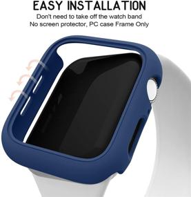 img 2 attached to Mugust 4 Pack, совместимый с корпусом Apple Watch 38 мм серии 3 2 1